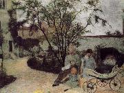 Paul Gauguin Picasso Street Garden painting